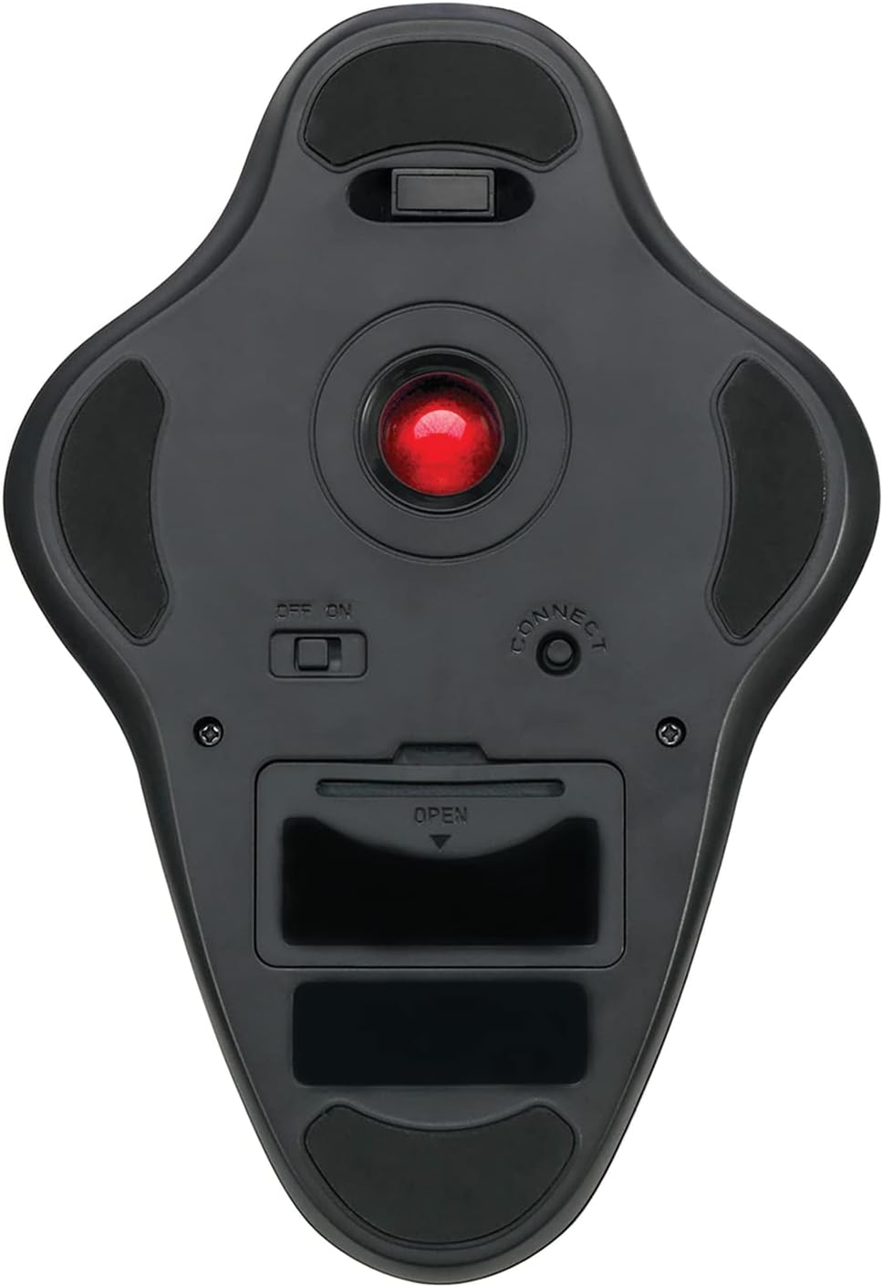 iMouse T40 Wireless Ergonomic Finger Trackball Mouse with Nano USB Receiver, Programmable 7 Button Design