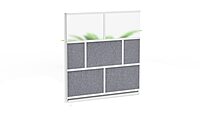 Luxor Modular Room Divider Wall System Add-On Wall