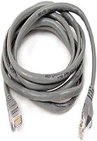 Belkin CAT5e Patch Cable - RJ-45 Male - RJ-45 Male - 7ft - Gray
