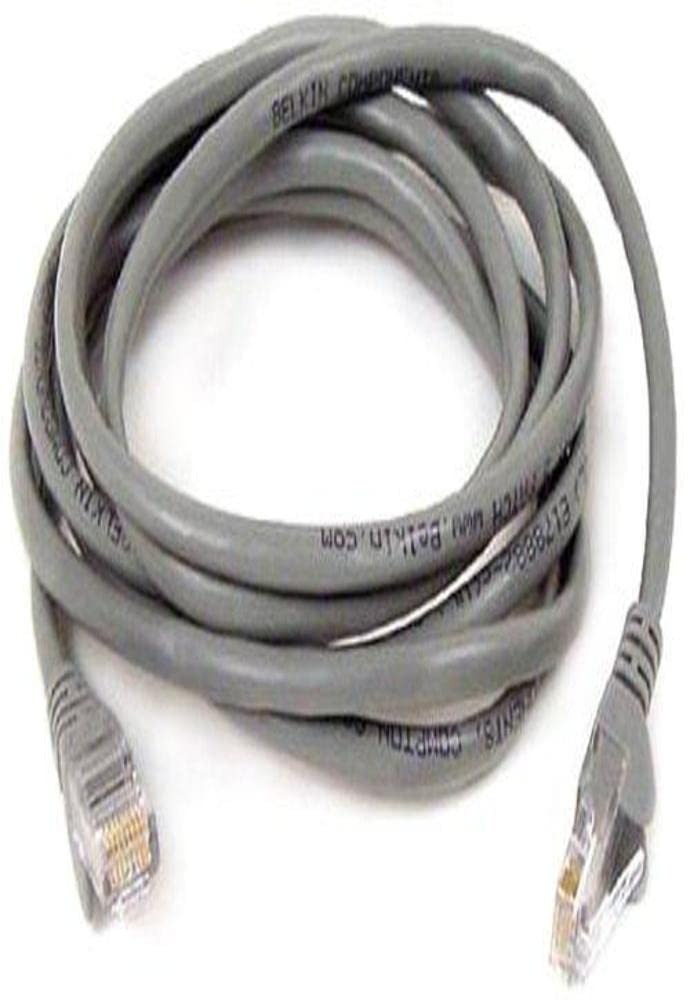 Belkin CAT5e Patch Cable - RJ-45 Male - RJ-45 Male - 7ft - Gray