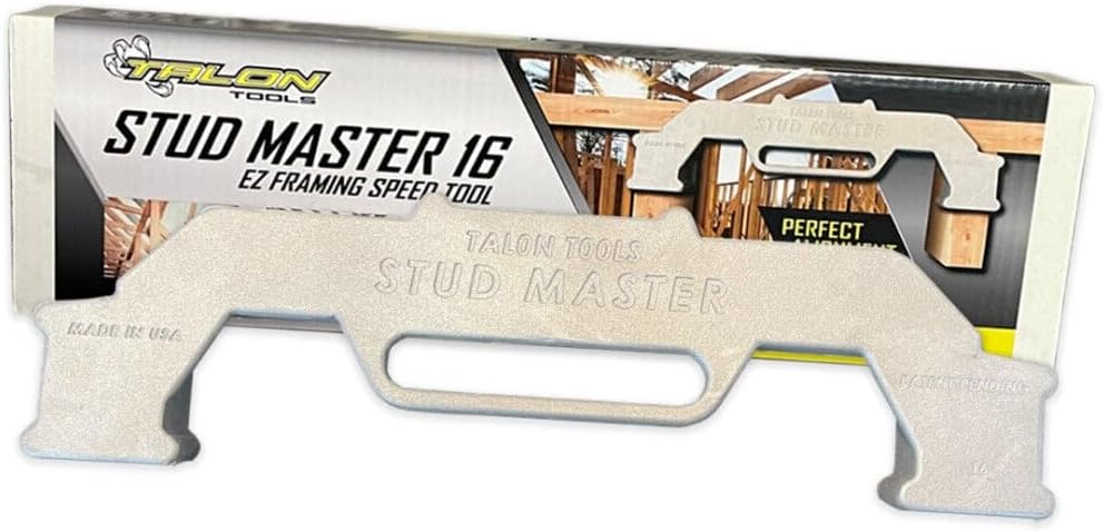 Stud Master 16-MADE IN USA- Inch On-Center Stud Layout Tool - Precision Wall Stud Framing Tool