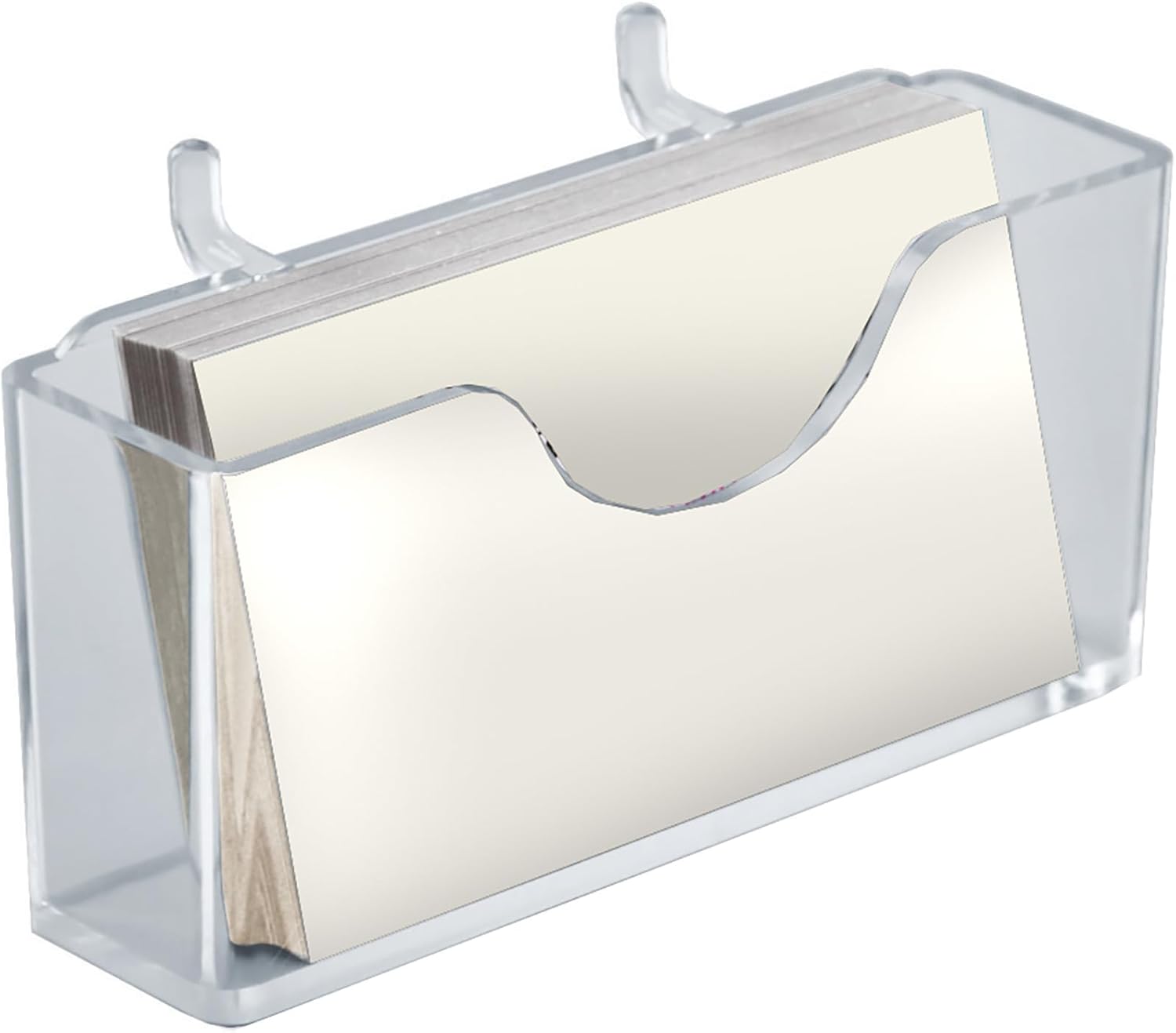 Azar Displays 252008 Business Card Holder for Pegboard/Slatwall (10 Pack)