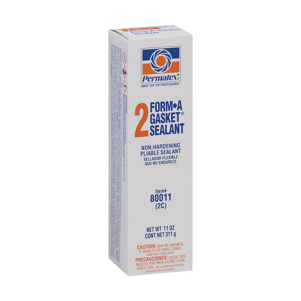 Permatex 80011 Form-A-Gasket #2 Sealant, 11 oz., Pack of 1 Form-A-Gasket #2 11 Fl Oz. (Pack of 1)