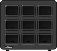 EdgePower 9-Bay Battery Charging Station – Charges and Stores Nine EdgePower Batteries – Batteries Not Included - Use w/KwikBoost EdgePower Charging Solution for Classrooms and Offices #N/A