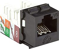 Black Box Cat6A Keystone Jack - C6AJA70-BK-R2