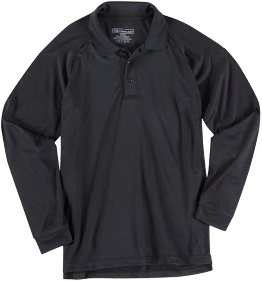 5.11 Tactical Men's Performance Long Sleeve Work Polo, 100% Polyester, Style 72049/72049T