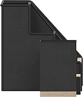 Flash Furniture Comerford 3-Piece Metal and Wood Organizer Set