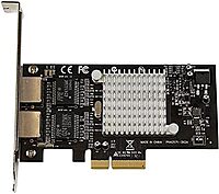 StarTech.com PCIe Gigabit Ethernet Network Card - Intel Chipset