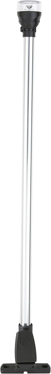 Attwood Folding All-Round LED Pole Light 12" 5557-P12A7 Folding All-Round LED Pole Light 12", Silver
