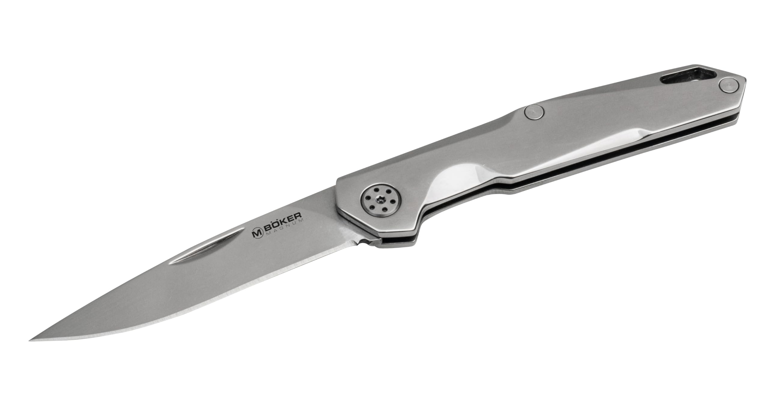 Boker Magnum Shiny EDC Pocket Knife - Small Multipurpose Folding Knife with 2.36 Inch