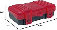 PLANO Handgun Ammo Box, Lockable Hard-Shell Ammo Storage Case