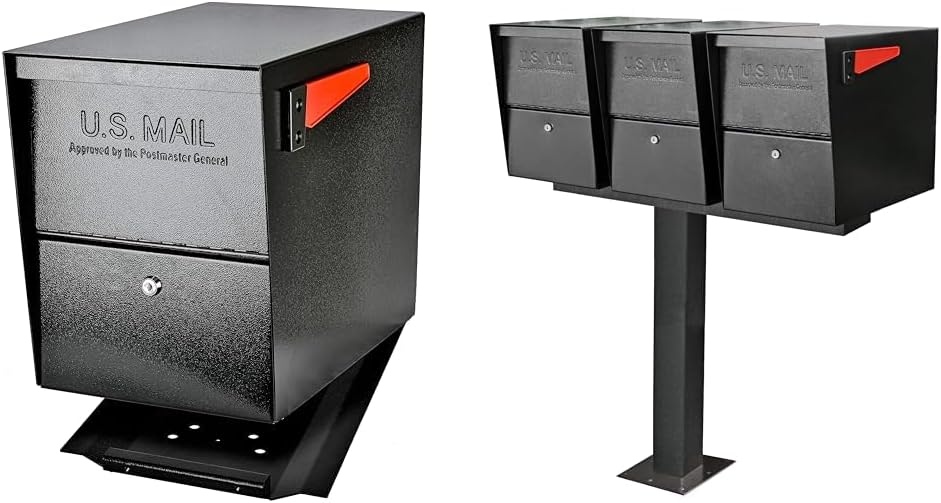 MAIL BOSS Package Master Curbside Locking Security Mailbox