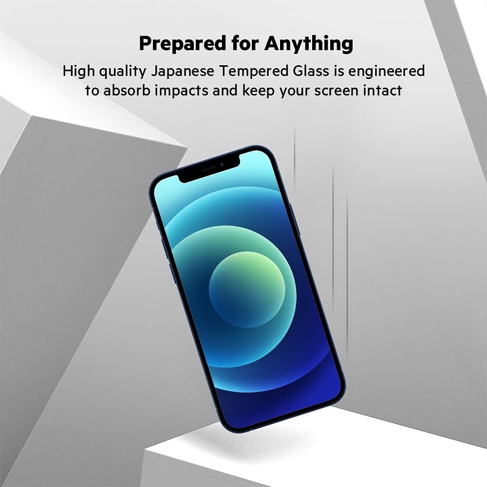 BELKIN ScreenForce TemperedGlass Anti-Microbial Screen Protector for iPhone 12/12 Pro/12 Pro Max