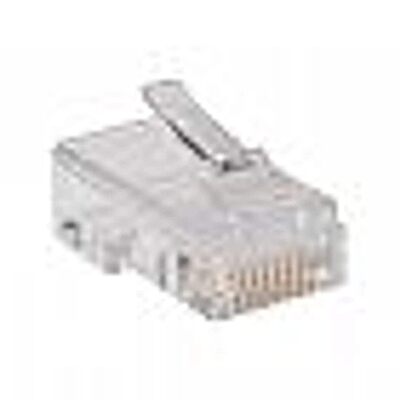 Tripp Lite RJ45 for Flat Solid/Standard Conductor 4-Pair Cat5e Cat5 Cable 100 Pack
