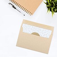 JAM PAPER Parchment Booklet Invitation Envelopes - 24 lb, 30% Recycled