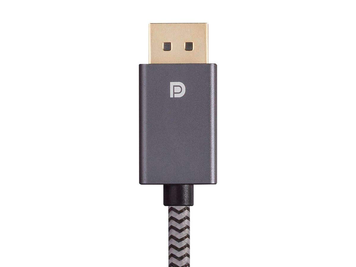 Monoprice DisplayPort 1.4 EasyPlug Nylon Braided Cable