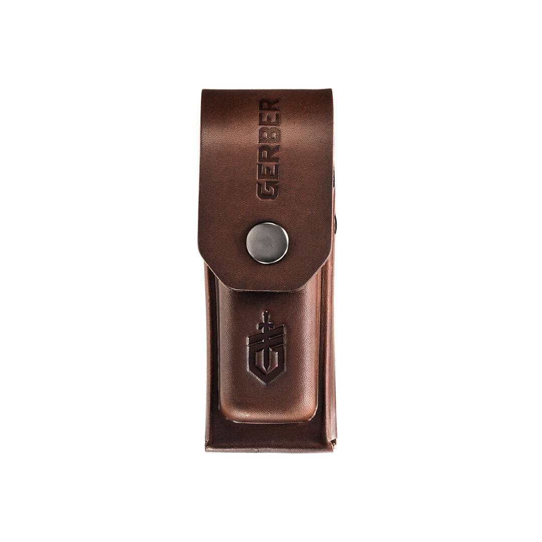 Gerber Center-Drive and MP600 Multi-Tool Brown Leather Sheath