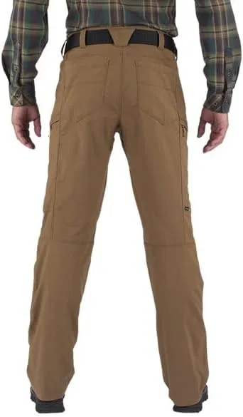 5.11 Tactical Men's Apex Pants, Regular Fit, Gusseted, 10 Pockets, Style 74434ABR