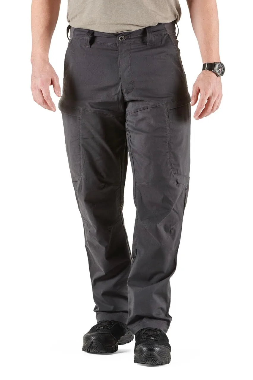 5.11 Tactical Men's Apex Pants, Regular Fit, Gusseted, 10 Pockets, Style 74434ABR