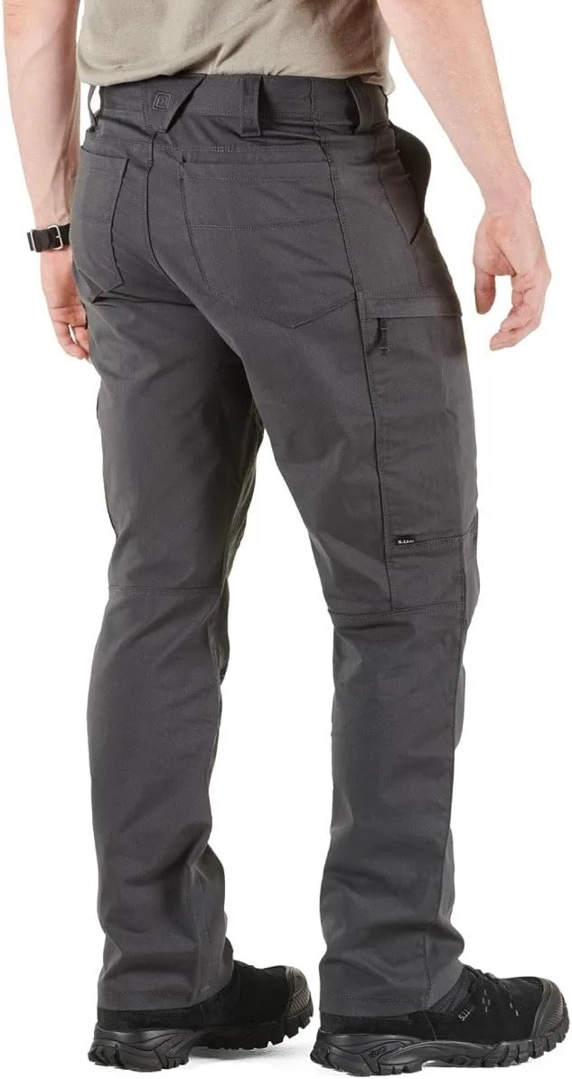 5.11 Tactical Men's Apex Pants, Regular Fit, Gusseted, 10 Pockets, Style 74434ABR
