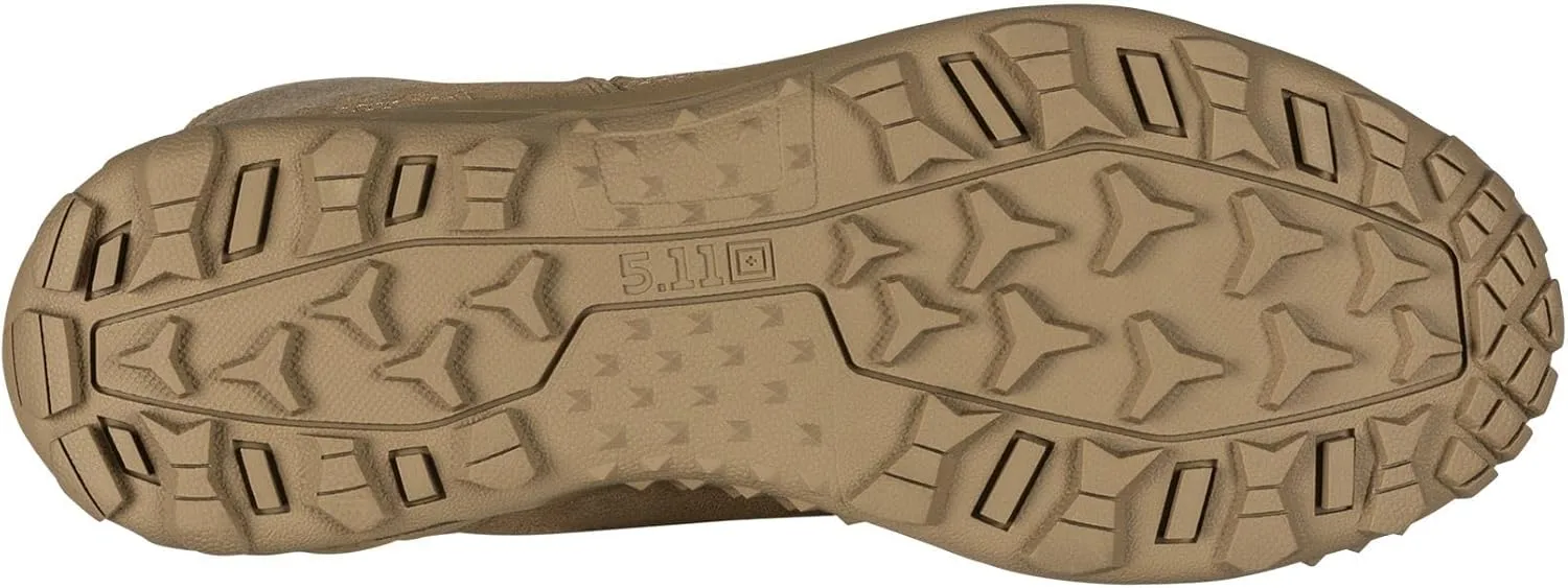 5.11 Tactical Men's A/T 8 ARID Boots with Side Zipper, Coyote