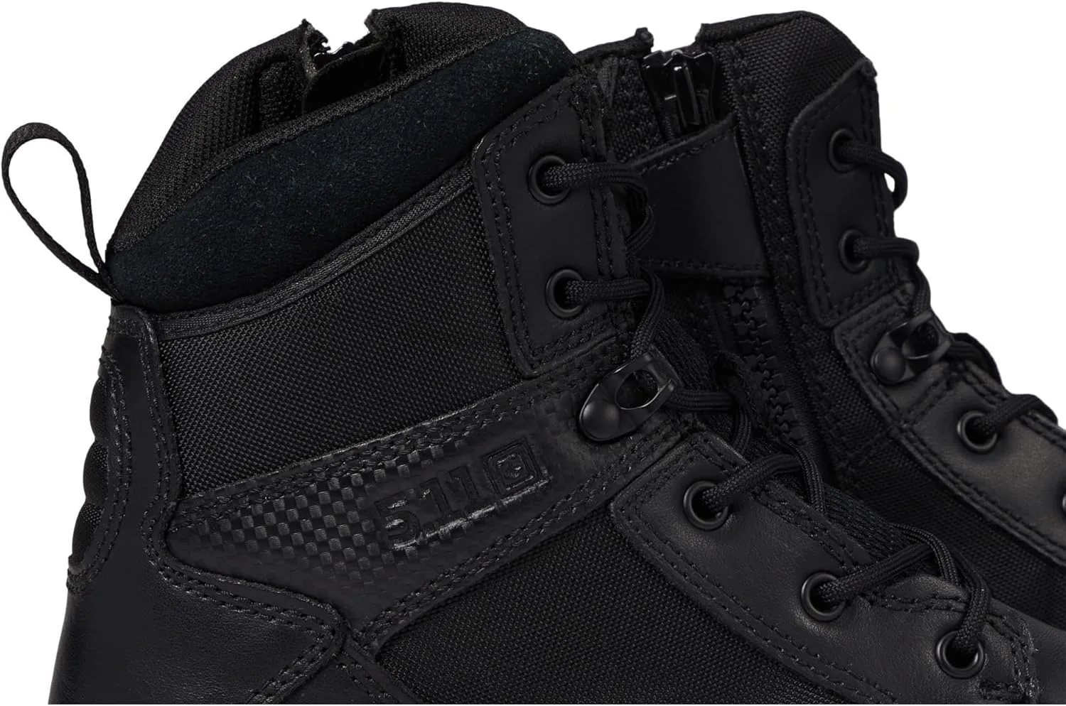 5.11 Tactical Men's ATAC 2.0 Work Boots, 6-Inch, Side Zipper, Style 12394ABR