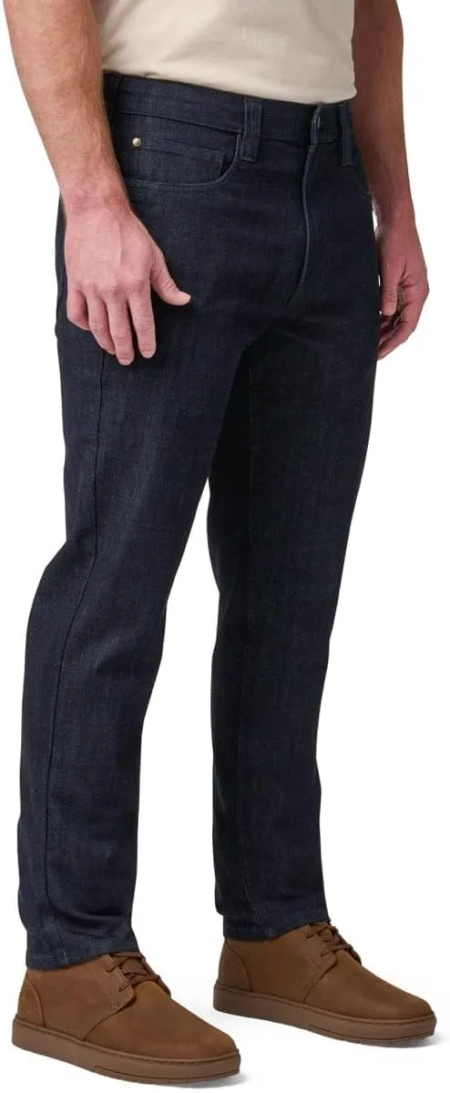 5.11 Tactical Men's Defender-Flex Slim Jeans, Fitted Waistband, 7 Pockets, Style 74465