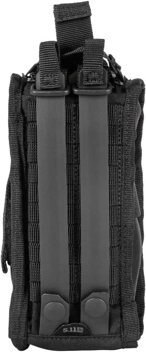 5.11 Tactical Unisex Flex Med Pouch, Quick Access Pull Tabs, Attachable, Style 56489, One Size One Size Black 2