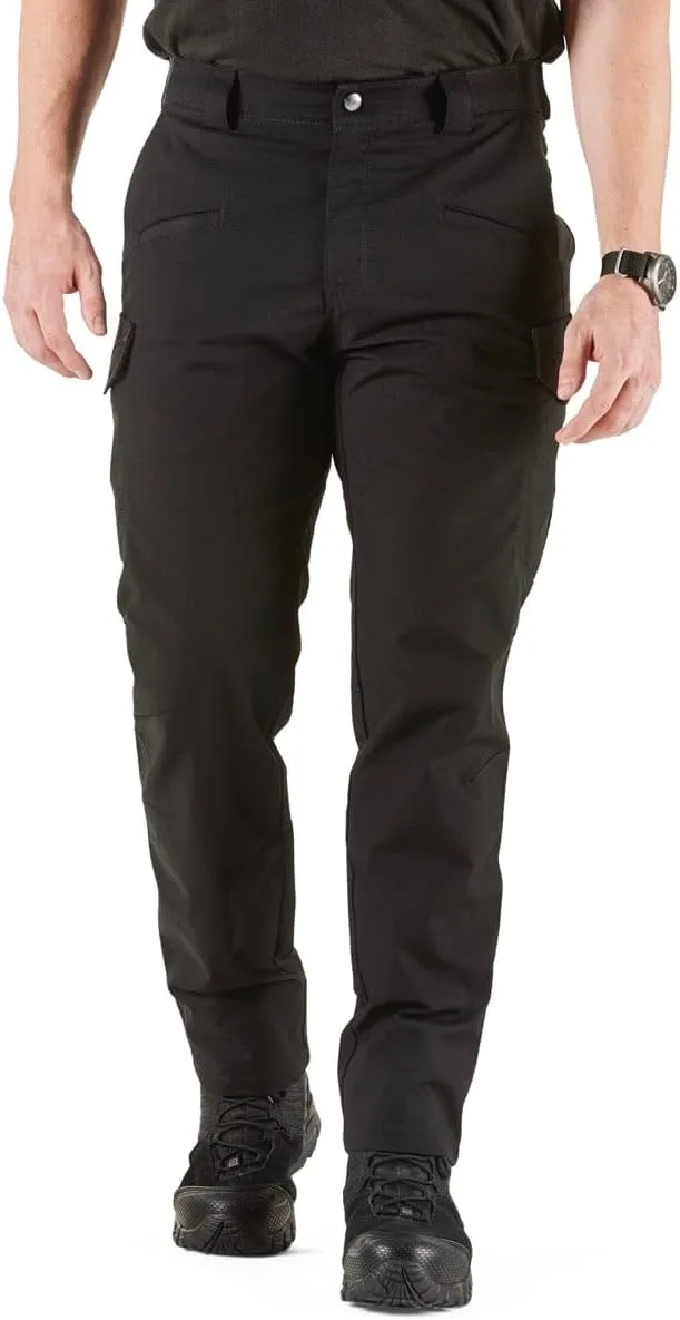 5.11 Tactical Men's Icon Pant, Straight Fit, 8 Pockets, Flex‑Tac Ripstop, Style 74521ABR