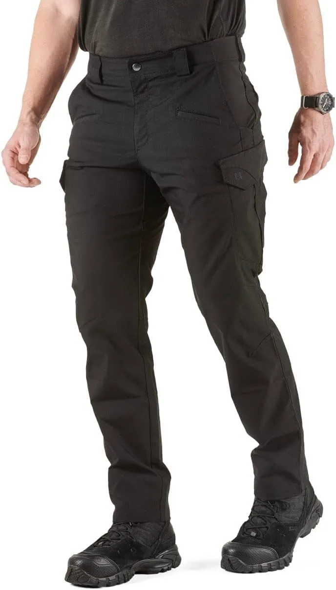 5.11 Tactical Men's Icon Pant, Straight Fit, 8 Pockets, Flex‑Tac Ripstop, Style 74521ABR