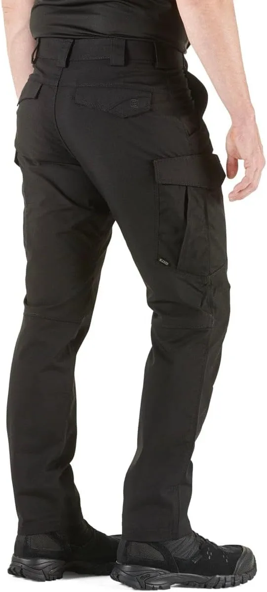 5.11 Tactical Men's Icon Pant, Straight Fit, 8 Pockets, Flex‑Tac Ripstop, Style 74521ABR