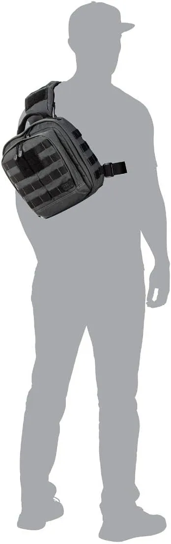 5.11 Tactical MOAB 6 Sling Bag Pack, Shoulder Crossbody Military Bag, Style 56963ABR