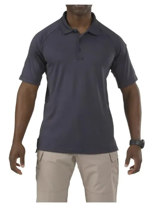 5.11 Tactical Men's Performance Short Sleeve Polo, 100% Polyester, Moisture Wicking, Style 71049