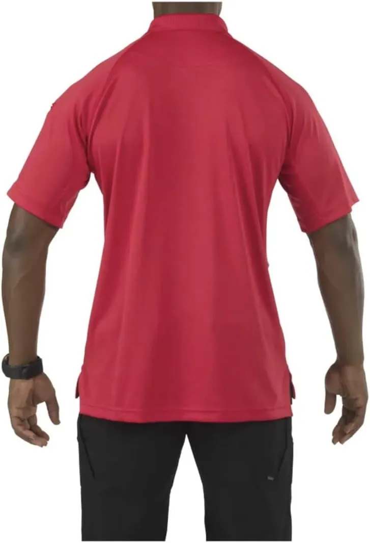5.11 Tactical Men's Performance Short Sleeve Polo, 100% Polyester, Moisture Wicking, Style 71049