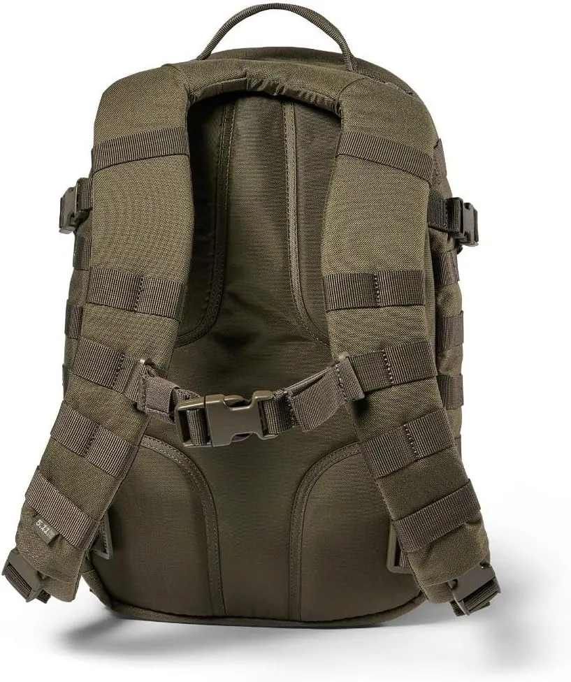 5.11 Tactical RUSH 12 2.0 Military Survival MOLLE Backpack with Laptop Compartment, 24L, Style 56561ABR/56562ABR