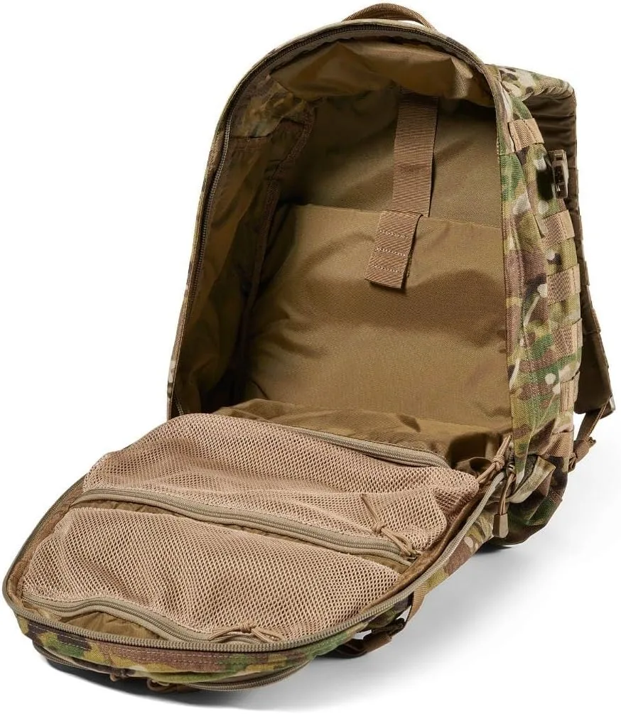 5.11 Tactical Backpack, RUSH 24 2.0 Military Survival Molle Back Pack with Laptop Compartment, 37L, Multicam, Style 56564ABR