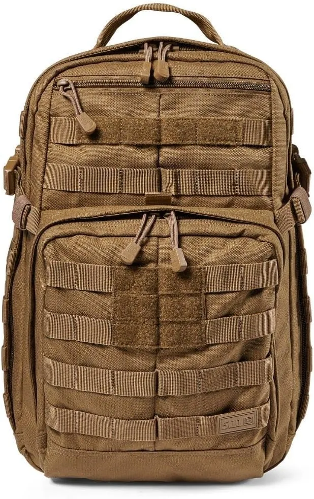 5.11 Tactical RUSH 12 2.0 Military Survival MOLLE Backpack with Laptop Compartment, 24L, Style 56561ABR/56562ABR