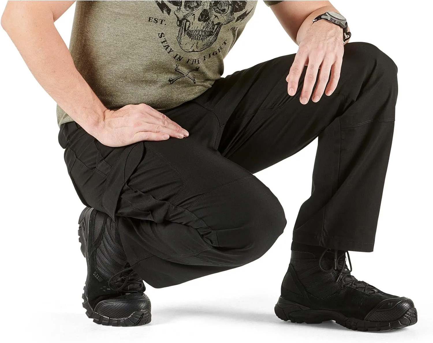 5.11 Tactical Stryke Pant for Men, Flex‑Tac Ripstop Cargo