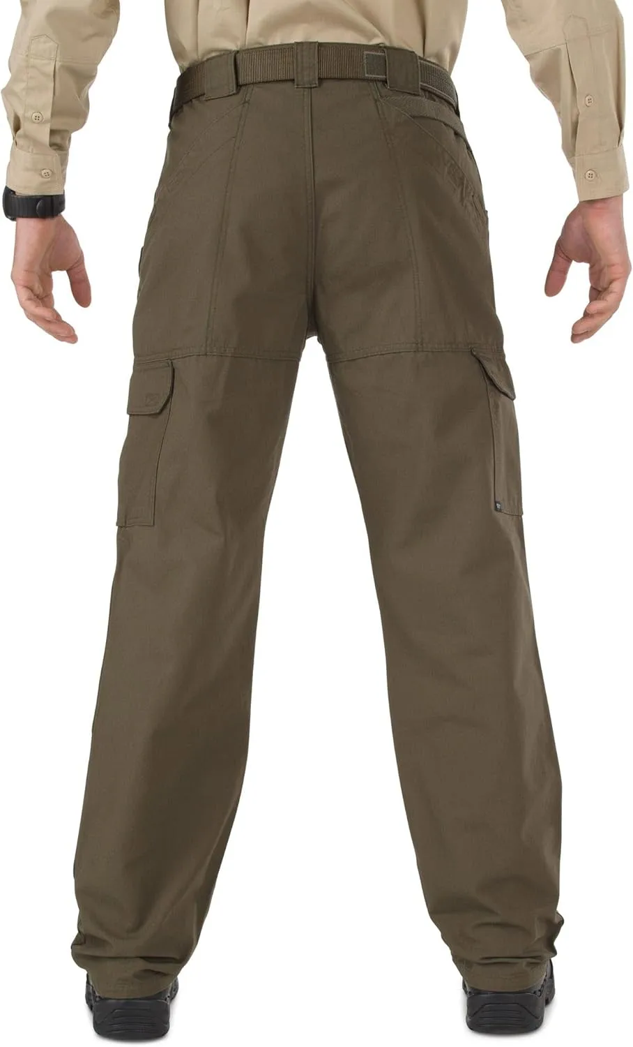 5.11 Tactical Men's Cargo Work Pants, Regular Fit, 100% Cotton Canvas, 7 Pockets, Style 74251ABR