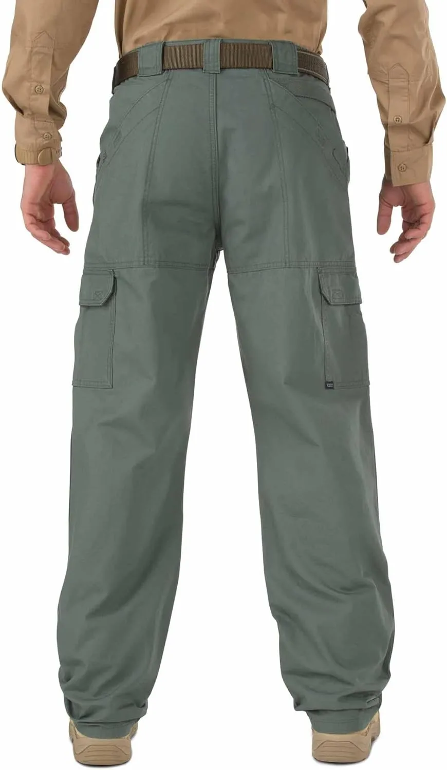 5.11 Tactical Men's Cargo Work Pants, Regular Fit, 100% Cotton Canvas, 7 Pockets, Style 74251ABR