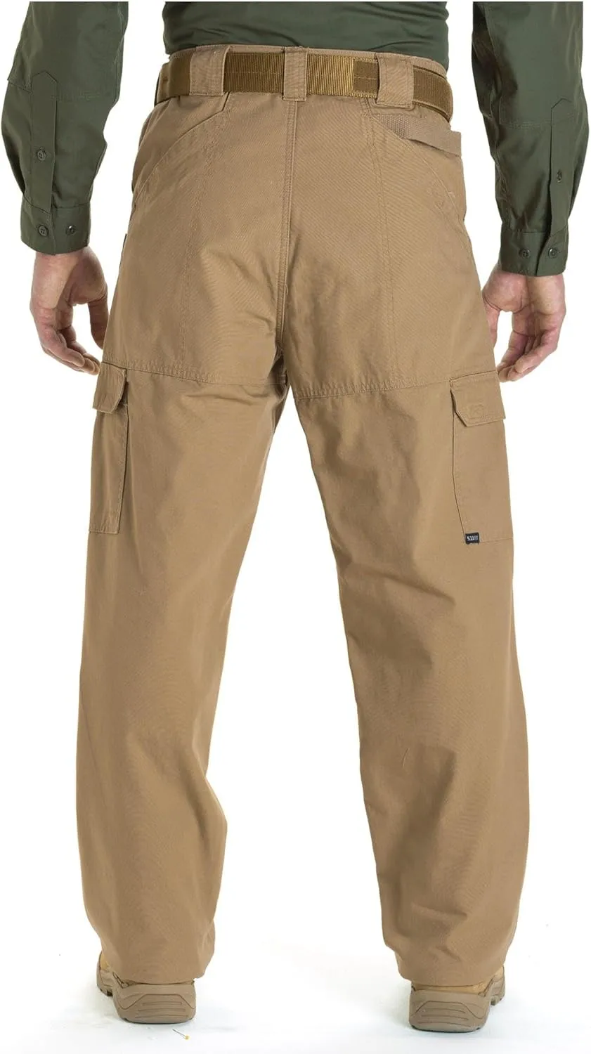 5.11 Tactical Men's Cargo Work Pants, Regular Fit, 100% Cotton Canvas, 7 Pockets, Style 74251ABR