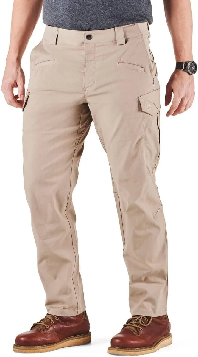 5.11 Tactical Men's Icon Pant, Straight Fit, 8 Pockets, Flex‑Tac Ripstop, Style 74521ABR