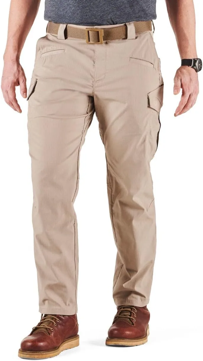 5.11 Tactical Men's Icon Pant, Straight Fit, 8 Pockets, Flex‑Tac Ripstop, Style 74521ABR