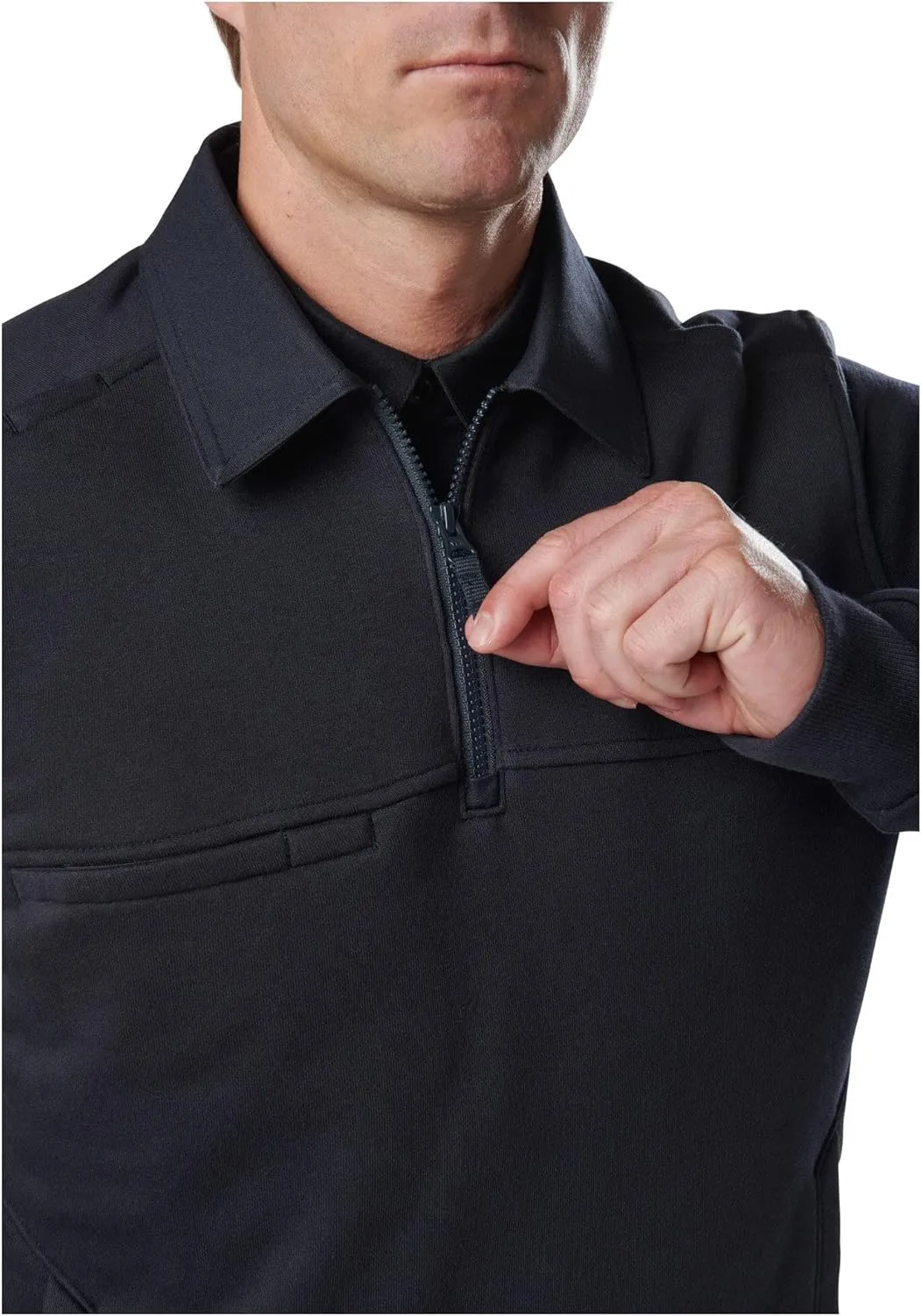 5.11 Tactical Job Shirt with Canvas 2.0 Quarter Zip Pull Over with Collar, Style 72535