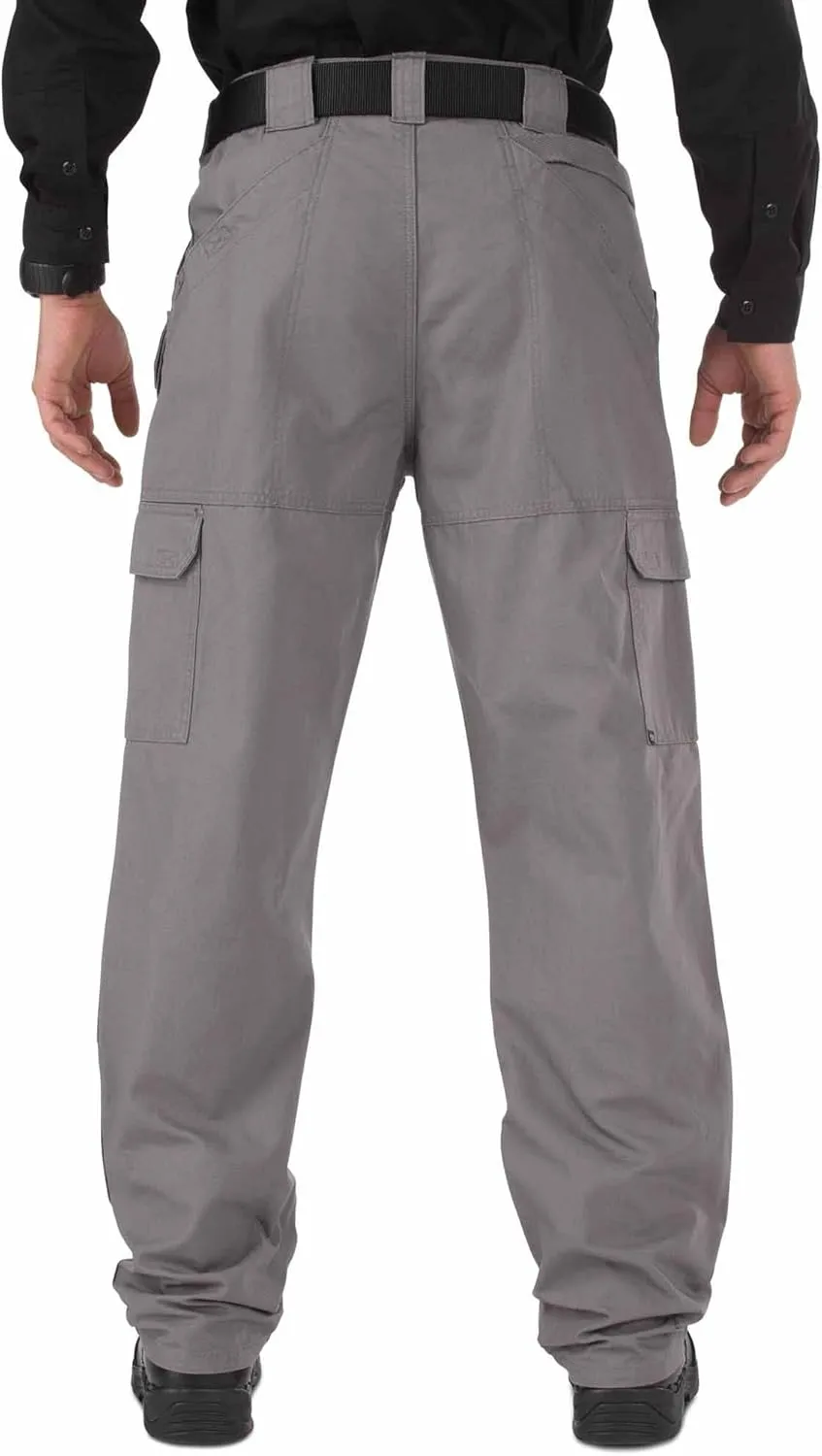 5.11 Tactical Men's Cargo Work Pants, Regular Fit, 100% Cotton Canvas, 7 Pockets, Style 74251ABR