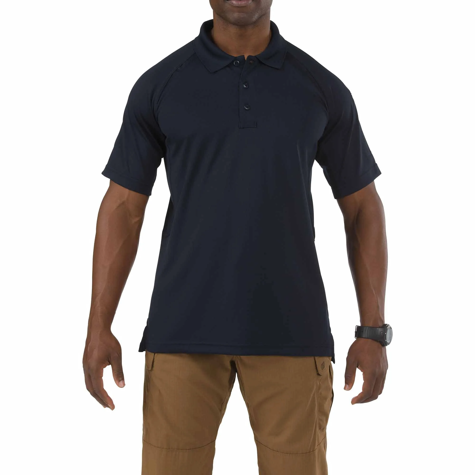 5.11 Tactical Men's Performance Short Sleeve Polo, 100% Polyester, Moisture Wicking, Style 71049