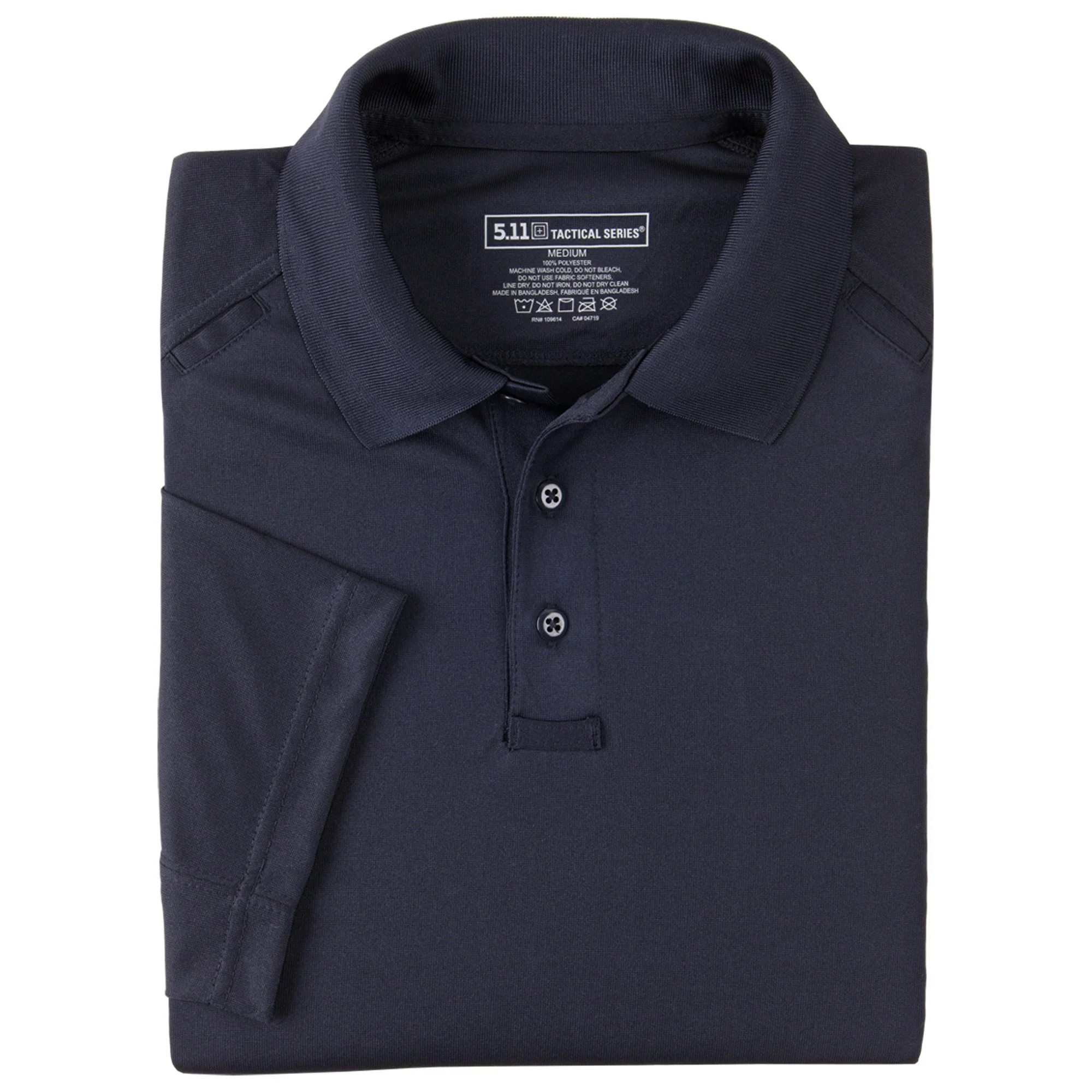 5.11 Tactical Men's Performance Short Sleeve Polo, 100% Polyester, Moisture Wicking, Style 71049