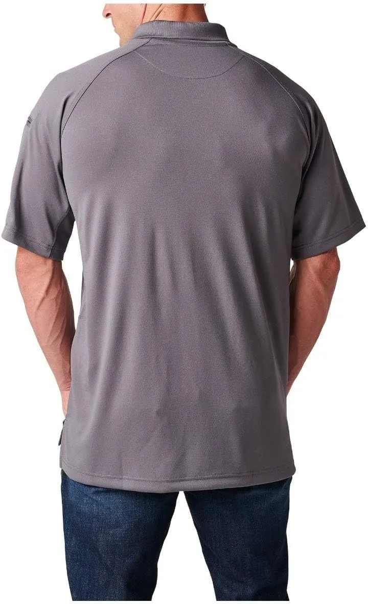 5.11 Tactical Men's Performance Short Sleeve Polo, 100% Polyester, Moisture Wicking, Style 71049