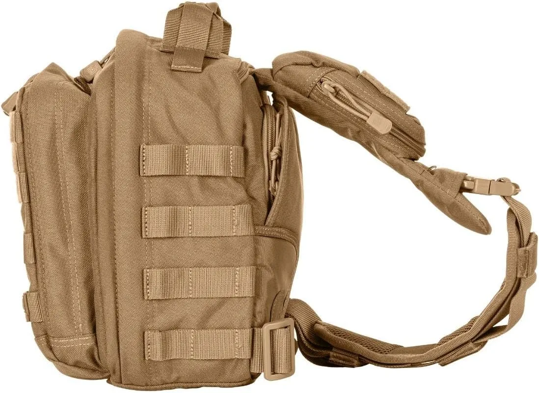 5.11 Tactical MOAB 6 Sling Bag Pack, Shoulder Crossbody Military Bag, Style 56963ABR