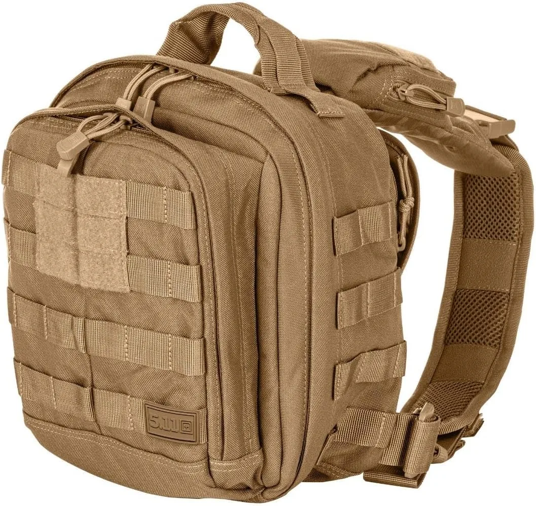 5.11 Tactical MOAB 6 Sling Bag Pack, Shoulder Crossbody Military Bag, Style 56963ABR